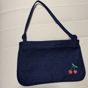 denim mini bag